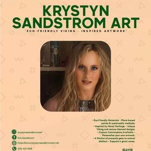 - Eco-Friendly Viking-Inspired Artwork